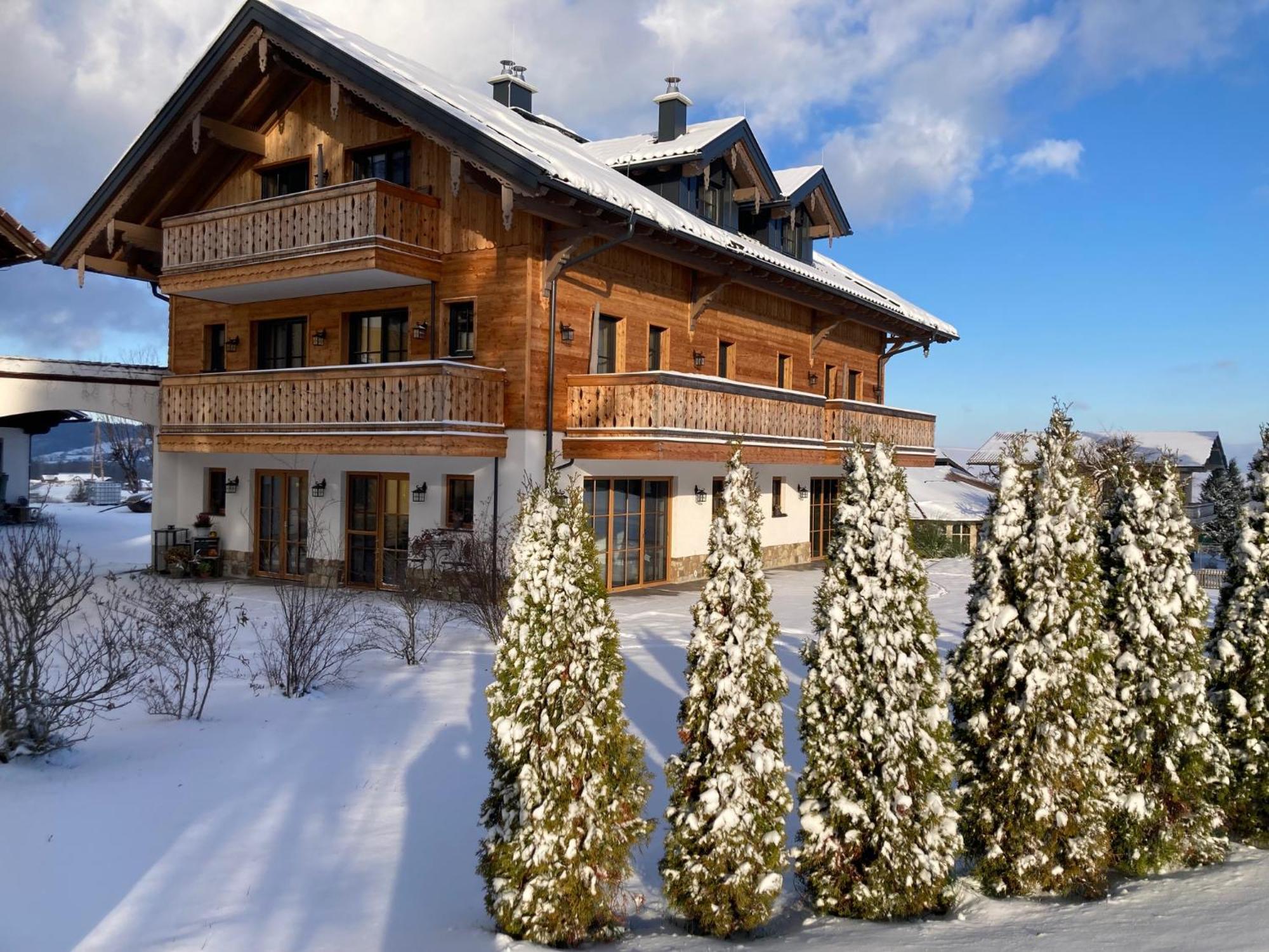 Obereggut Apartment Hof bei Salzburg Bagian luar foto